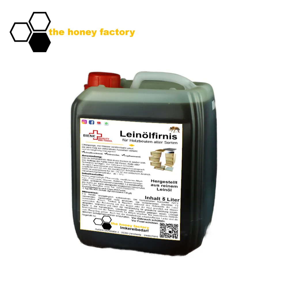 Leinölfirnis – 5 Liter Kanister – BIO Imkerei