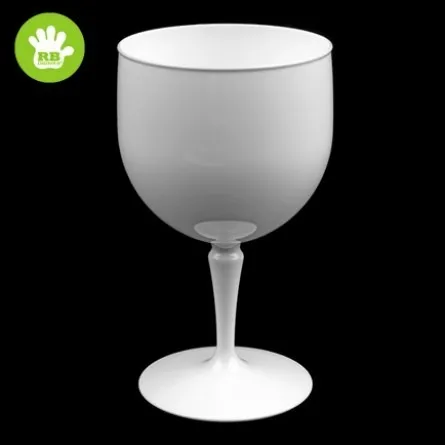 Unzerbrechliche Cocktailgläser aus Kunststoff (Polycarbonat) in Weiß 40 cl – Bild 2